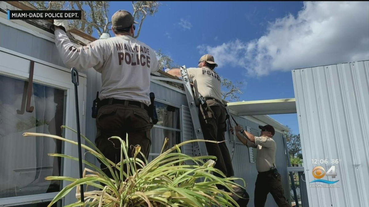 <i>Miami-Dade Police Department/WFOR</i><br/>Twenty-five members of the Miami-Dade police department's Rapid Deployment Force