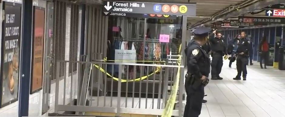 <i>KABC</i><br/>A 50-year-old man is under arrest after a fight with another subway rider ended with that man fatally struck by a train in Elmhurst
