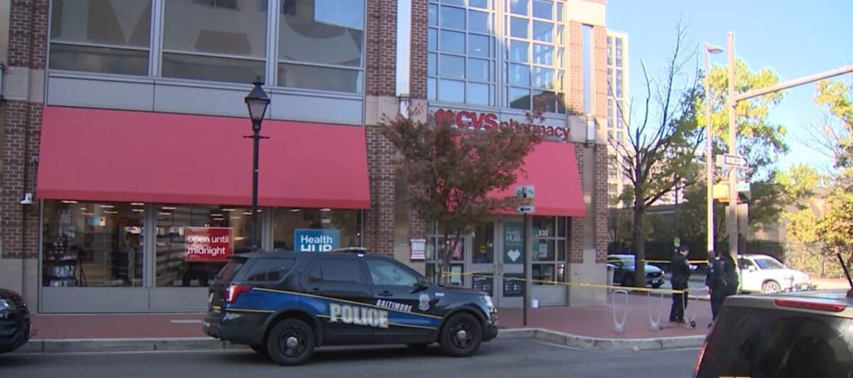 <i>WBAL</i><br/>A security guard shot a syringe-wielding theft suspect in the face at a store in Harbor East