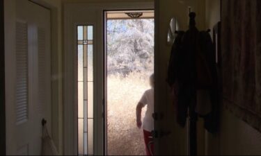 Tumbleweeds trap a Fountain couple in their home.