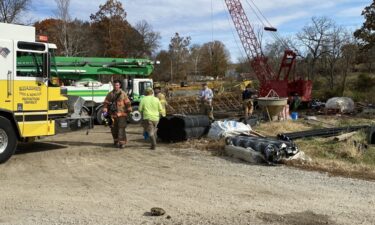 One person died and law enforcement reported others with minor injuries following a bridge collapse in Clay County.