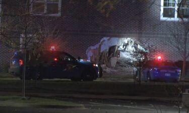 A nearby Bay City resident recaps a wild chase that ended with a truck crashing into a townhome.