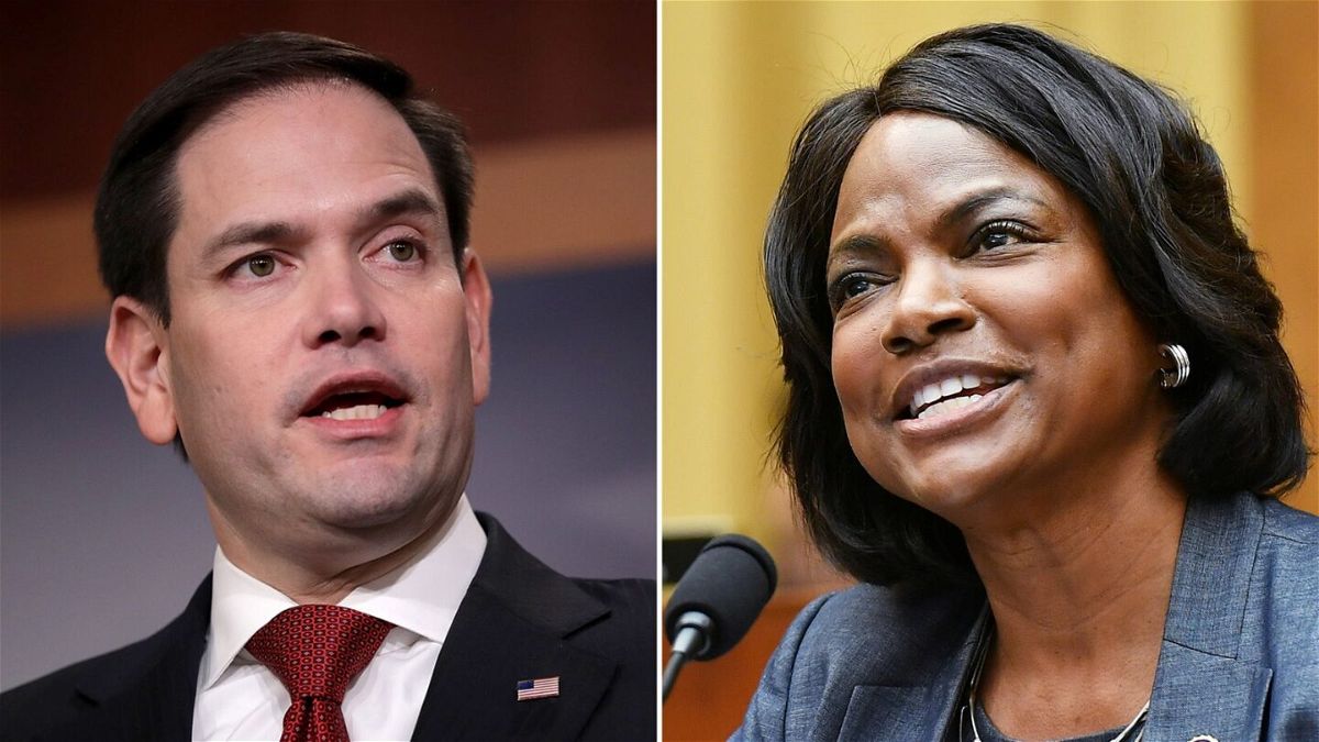 <i>Reuters/Getty Images</i><br/>Republican Sen. Marco Rubio and Democrat Rep. Val Demings will debate for the first and only time Tuesday.