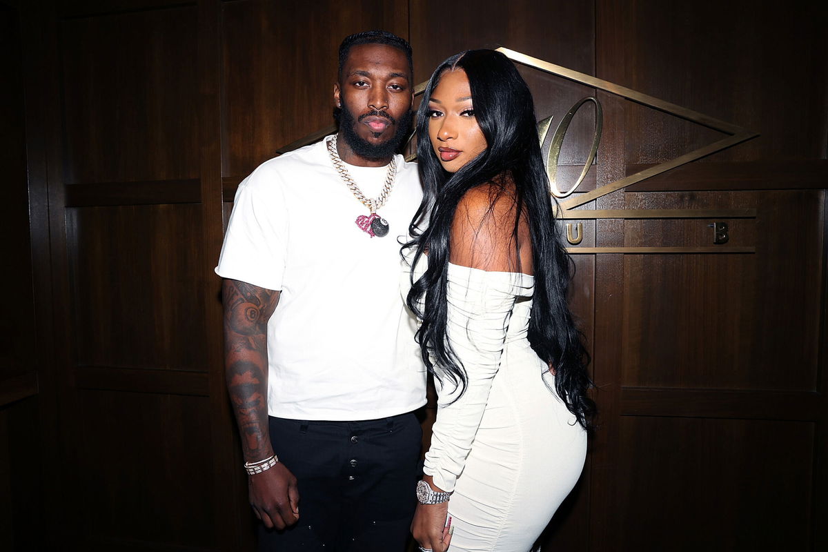 <i>Shareif Ziyadat/Getty Images</i><br/>Megan Thee Stallion and boyfriend Pardison 