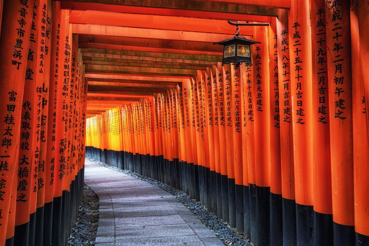 <i>aaron90311/Adobe Stock</i><br/>Japan is set to fully reopen on October 11. Pictured here is the Fushimi Inari Shrine in Japan.