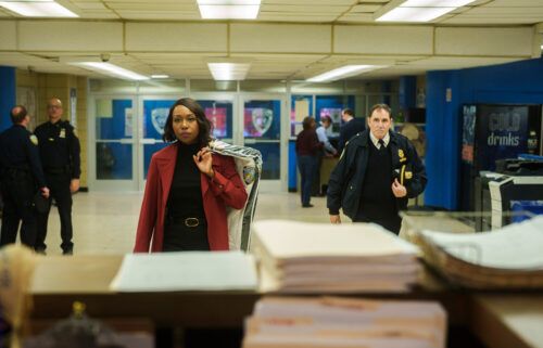 Amanda Warren is a precinct commander and Richard Kind her top aide in the new CBS drama 'East New York.'