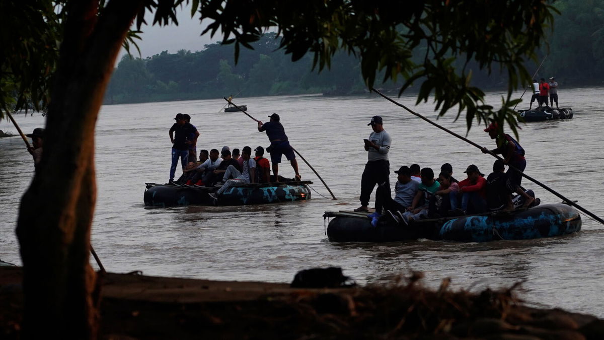 <i>Marco Ugarte/AP</i><br/>US border authorities encountered more than 2 million migrants