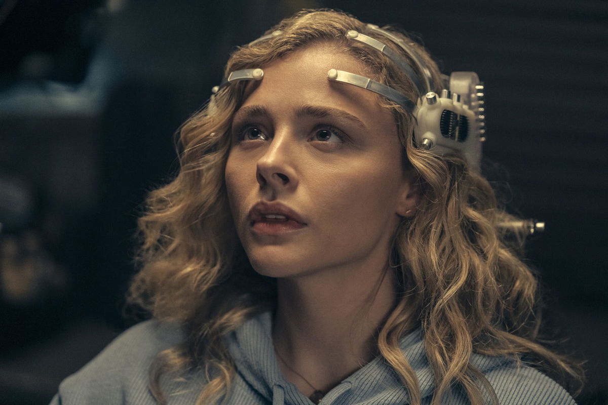 <i>Sophie Mutevelian/Prime Video</i><br/>Chloë Grace Moretz in Amazon's sci-fi series 