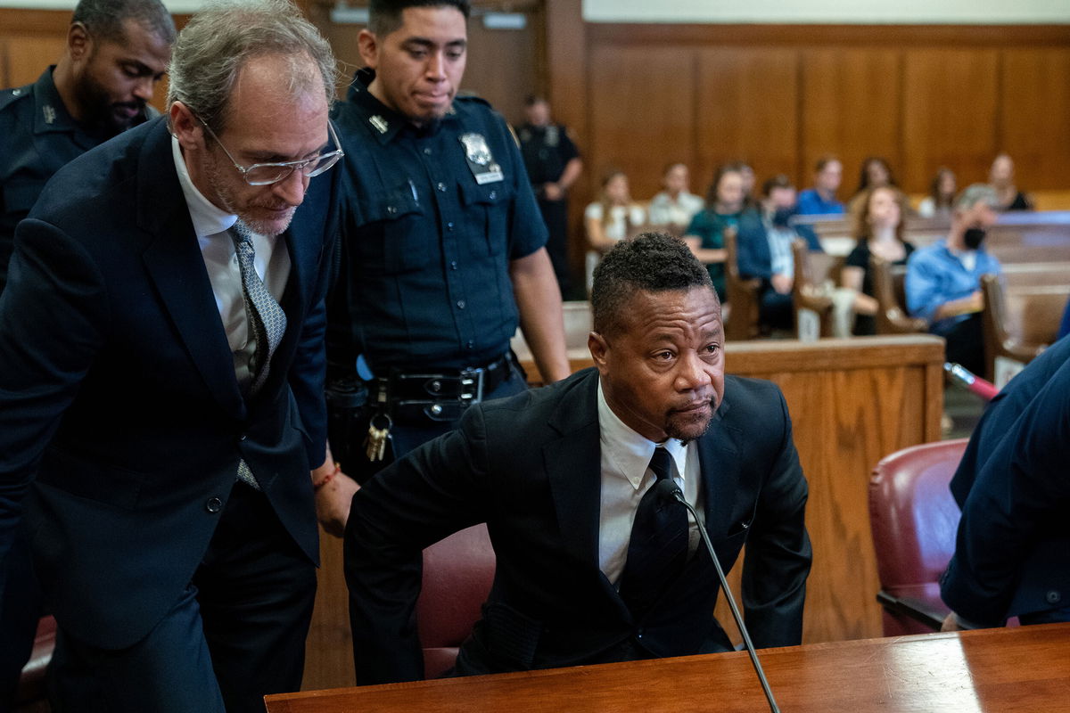 <i>David Dee Delgado/Getty Images</i><br/>Cuba Gooding Jr. in court on Thursday.