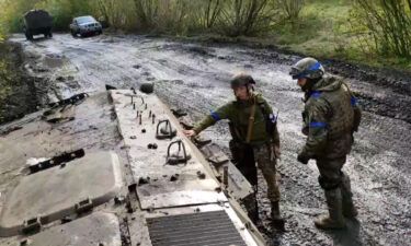 Images obtained by CNN show Ukrainian forces in control of rural areas of Donetsk around the contested town of Lyman.