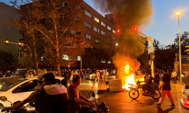 The discovery in Germany was made while nationwide protests continue to sweep through Iran. This photo is from a protest in Tehran