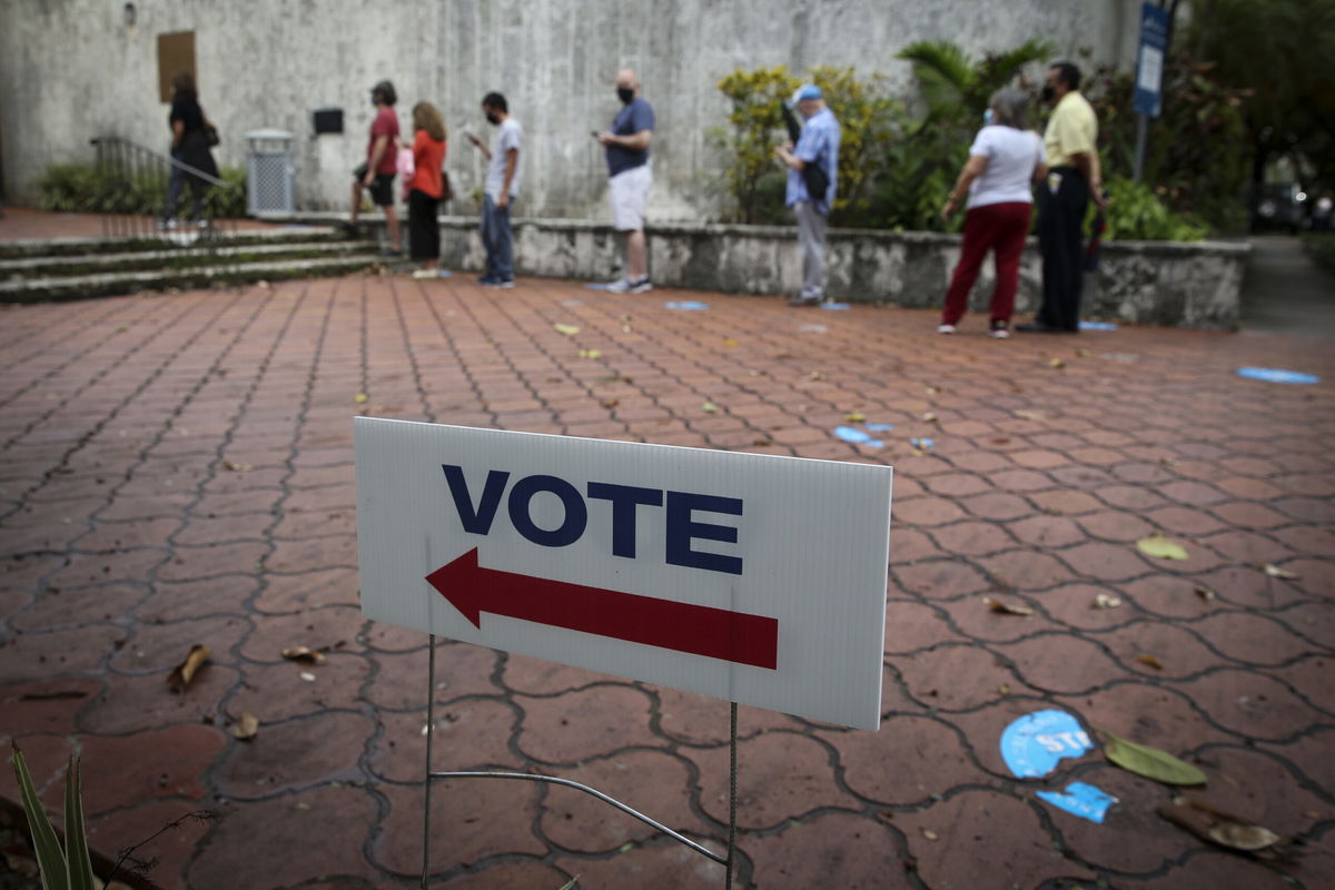 <i>Marco Bello/Bloomberg/Getty Images</i><br/>A Florida judge on Friday dismissed the case against a Miami man who was arrested on charges related to election fraud in August. A 