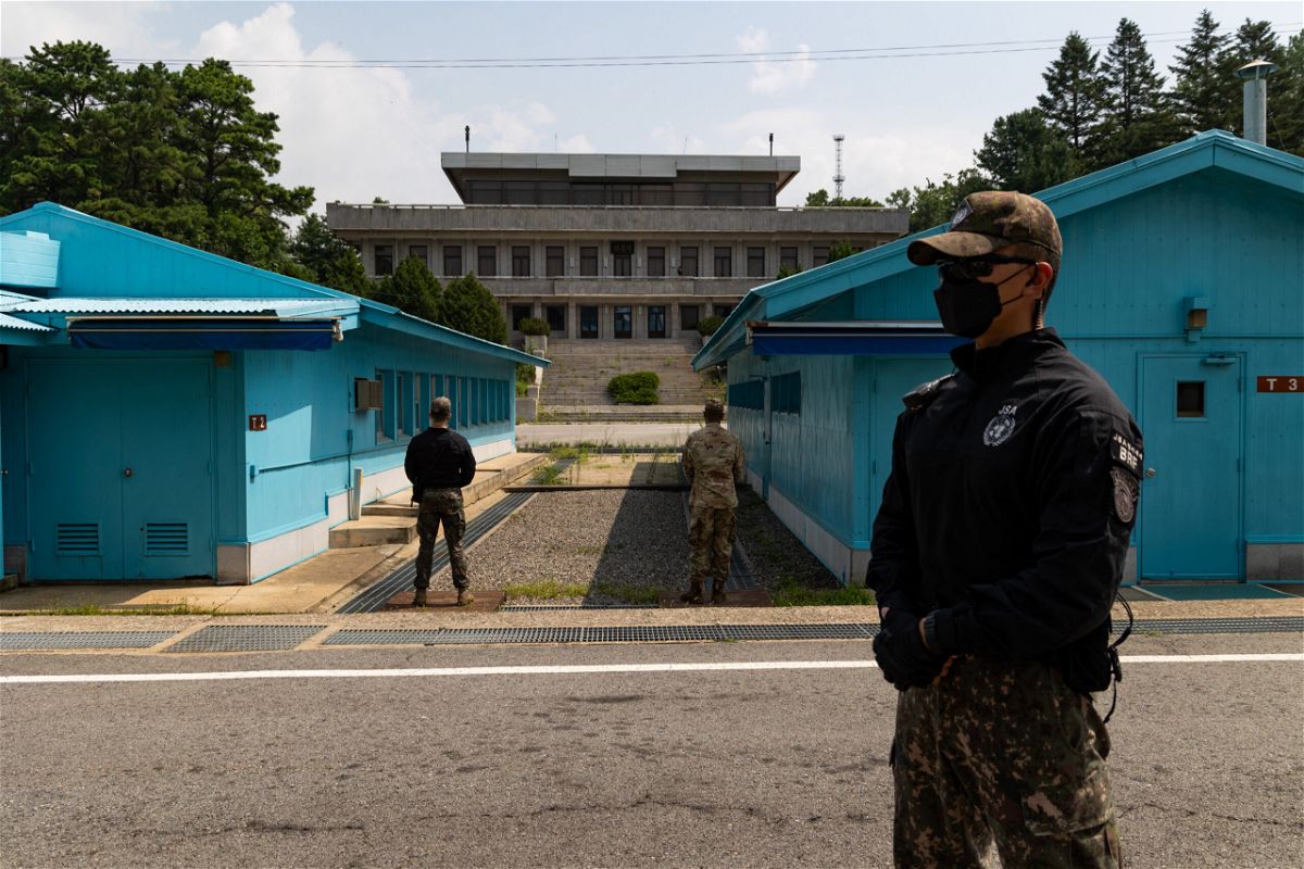 <i>SeongJoon Cho/Bloomberg/Getty Images</i><br/>South Korean authorities have launched an investigation after the decomposing remains of a North Korean defector were found in Seoul in October. United Nations Command soldiers are pictured in the Demilitarized Zone separating South and North Korea.