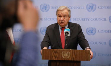 UN Secretary-General Antonio Guterres