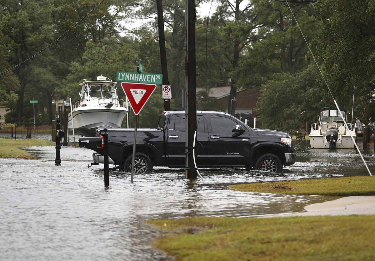 <i>Stephen M. Katz/AP</i><br/>Despite being covered by water