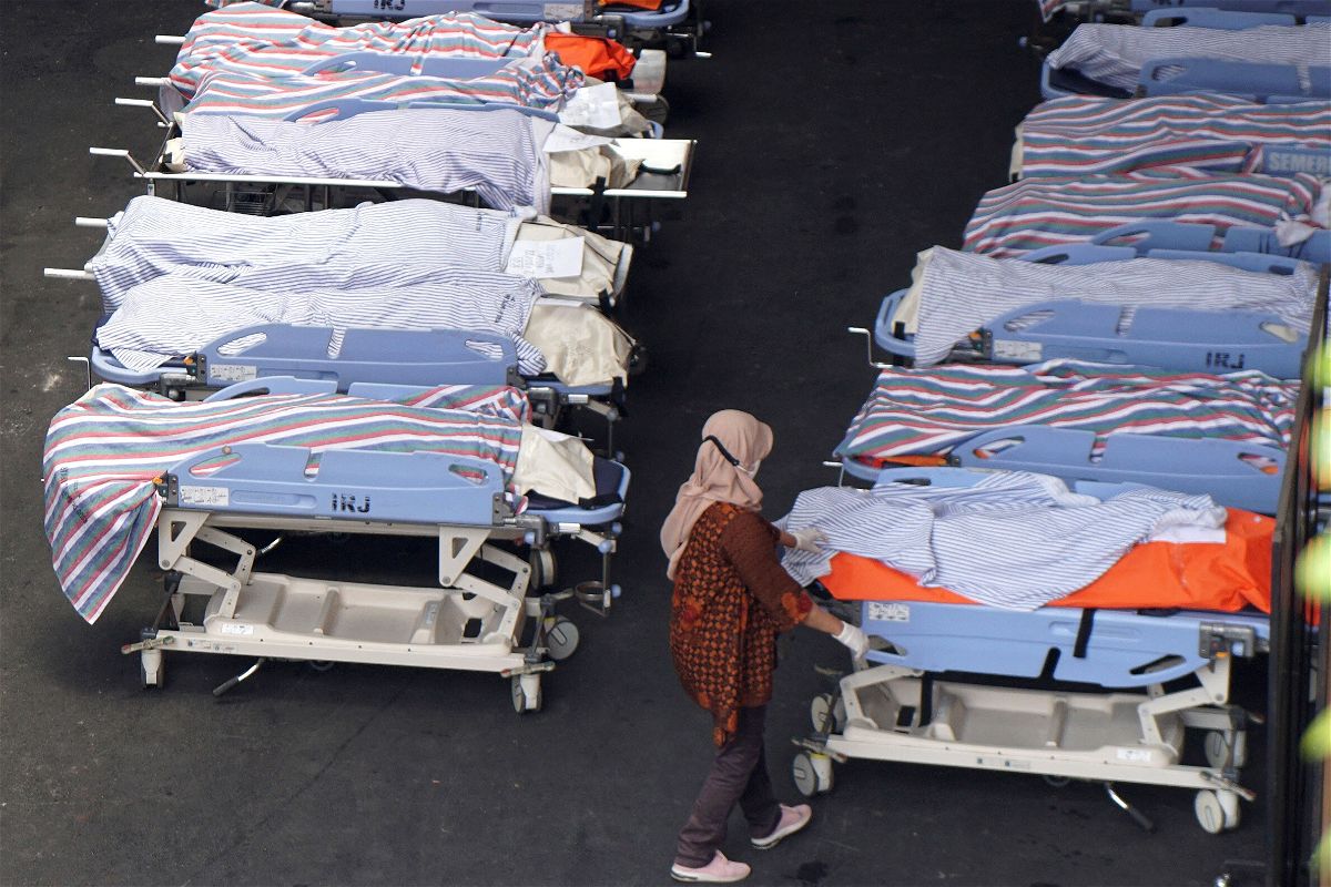 <i>Rizki Dwi Putra/Reuters</i><br/>Victims of the October 1 stampede at an Indonesian league football match at the Saiful Anwar hospital in East Java province