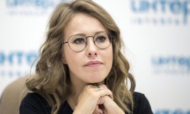Russian TV host and 2018 presidential candidate Ksenia Sobchak