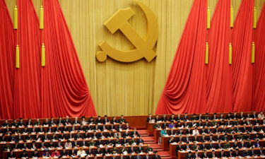 Delegates attend the opening of the Chinese Communist Party's 19th National Congress in October 2017.