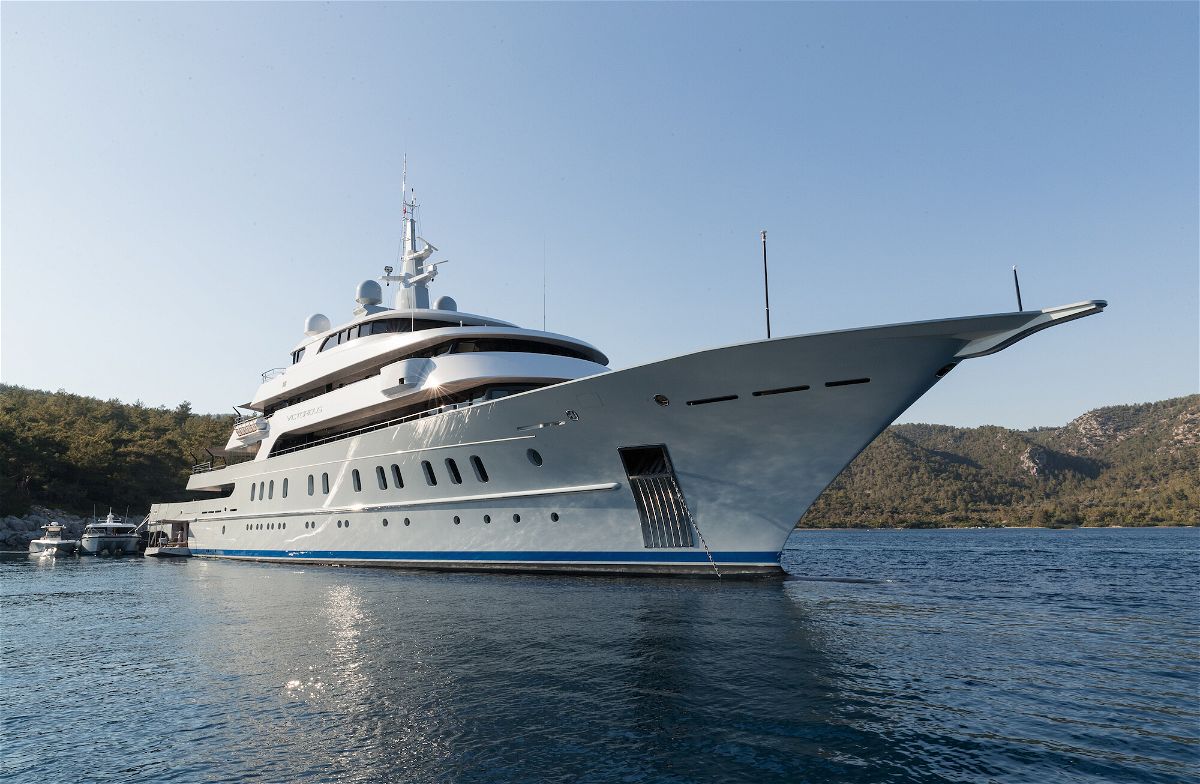 <i>Jeff Brown</i><br/>Victorious -- the largest superyacht to be built in Turkey.