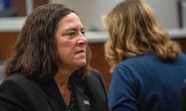 Waukesha County District Attorney Susan Opper is seen during the trial of Darrell Brooks in Waukesha County Circuit Court on October 25. Brooks told jurors Tuesday during closing arguments he did not intentionally plow a SUV through a Christmas parade in Waukesha.