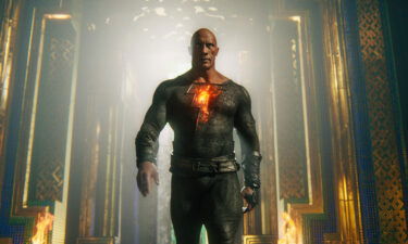 Dwayne Johnson as Black Adam in New Line Cinema's action adventure "BLACK ADAM