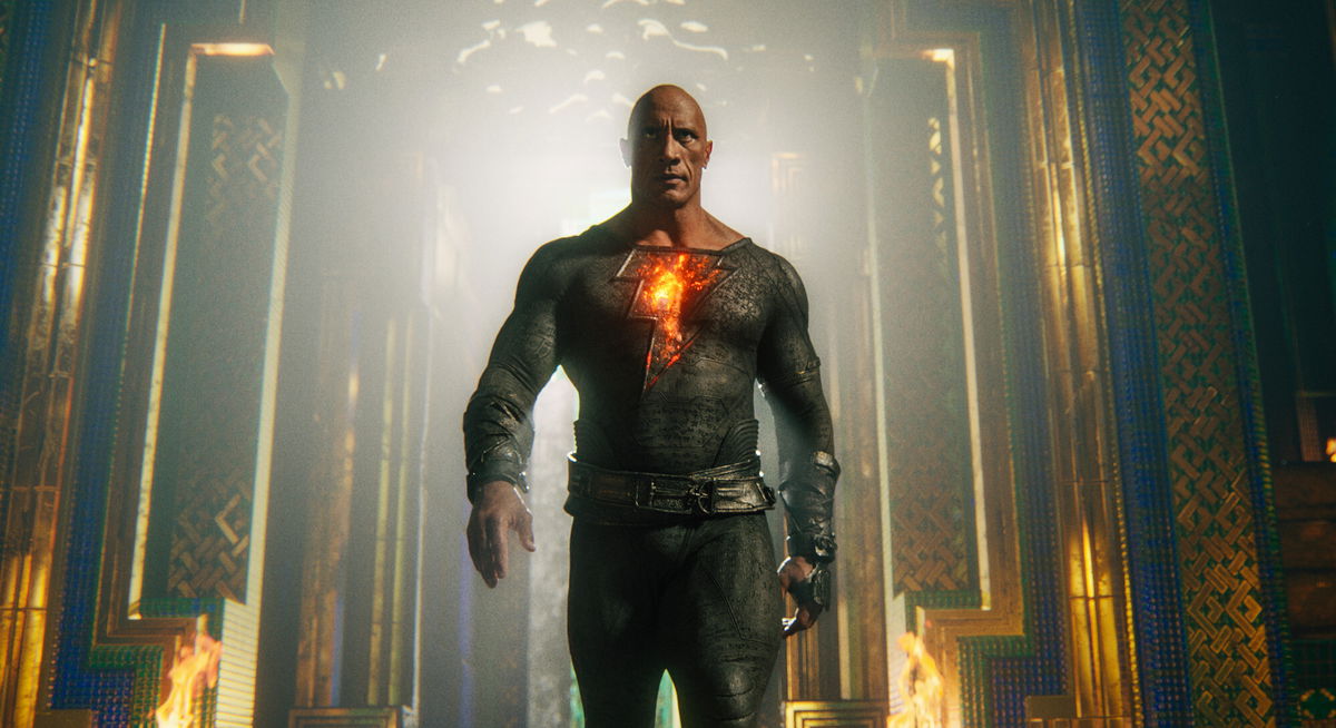 <i>Warner Bros. Pictures</i><br/>Dwayne Johnson as Black Adam in New Line Cinema's action adventure 