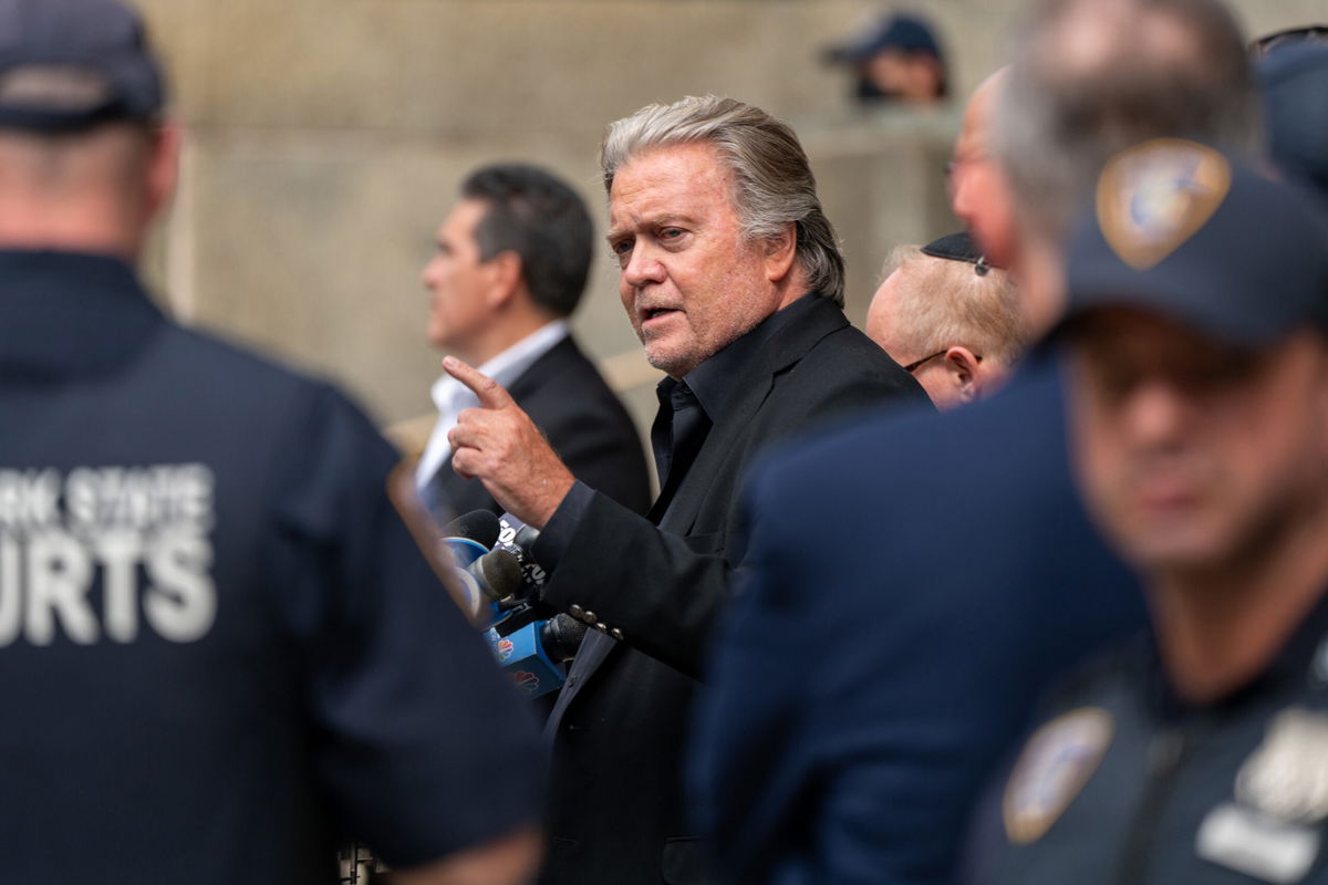 <i>David Dee Delgado/Getty Images</i><br/>Prosecutors want Steve Bannon