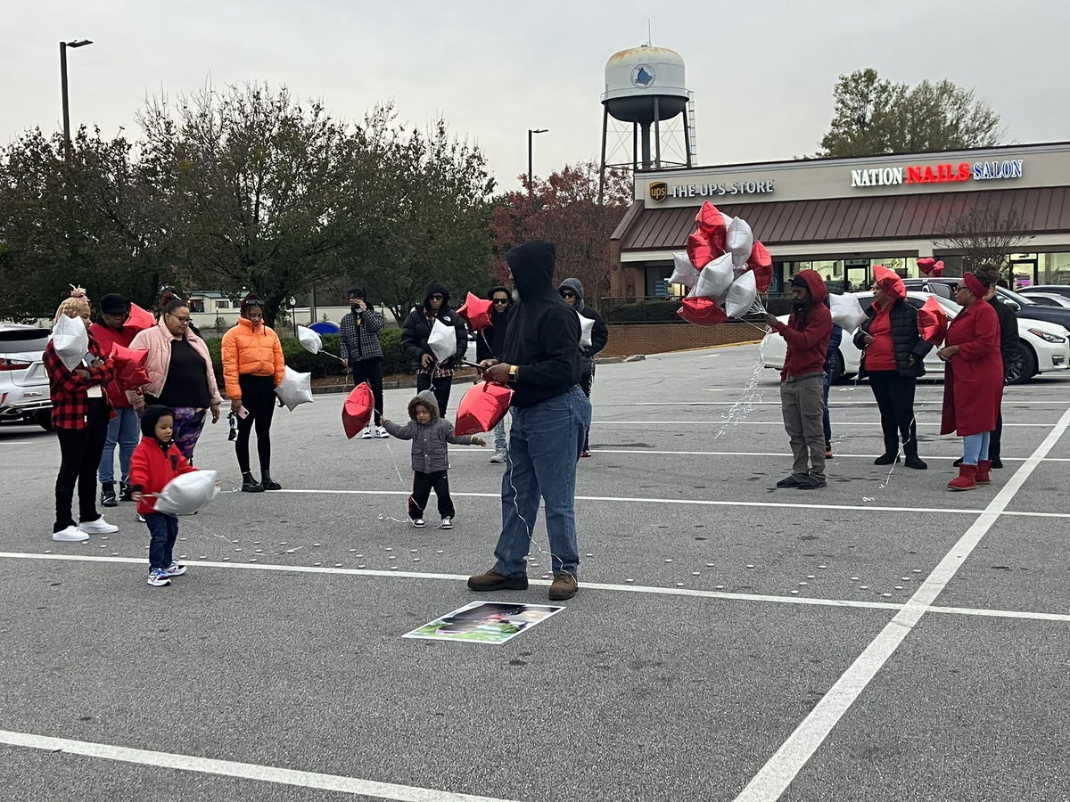 <i>WANF</i><br/>The family of 18-year-old Ni'Keem Omar Hargrove held a vigil in the parking lot of a Henry County Kroger where he was shot and killed.