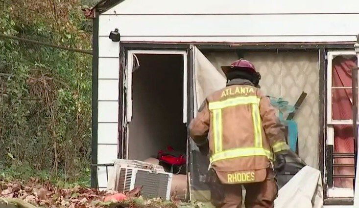 <i>WANF</i><br/>Battalion Chief Terese Cummings with Atlanta Fire Rescue said four people lived in the house and two were home when the fire broke out. The one who had the space heater in the room turned on