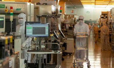 Chinese-owned company Nexperia was told to sell "at least 86%" of its stake in Newport Wafer Fab over national security concerns. Pictured is a Newport Wafer Fab manufacturing site in Newport