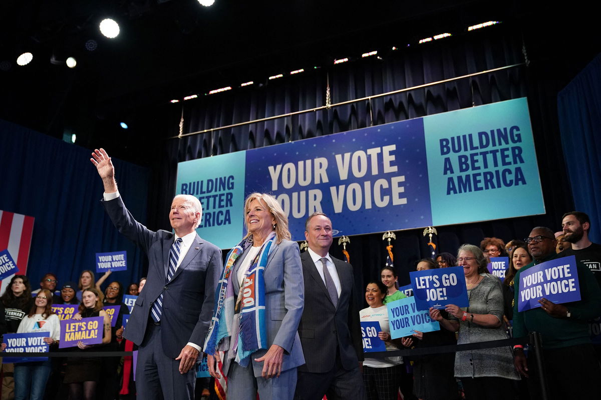 <i>Mandel Ngan/AFP/Getty Images</i><br/>US President Joe Biden