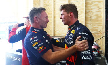 Verstappen and Christian Horner