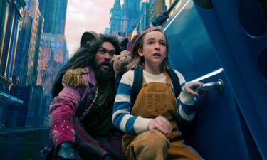 Jason Momoa and Marlow Barkley travel into the dream world in "Slumberland."