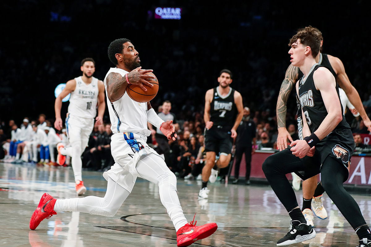 <i>Eduardo Munoz Alvarez/AP</i><br/>Brooklyn Nets guard Kyrie Irving