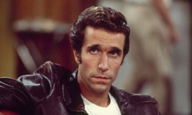 Henry Winkler is seen here in the "Happy Days" episode "Fonzie Loves Pinky" in 1976.