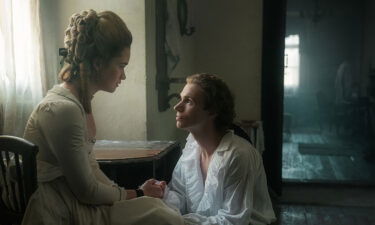 Alice Englert and Nicholas Denton in the Starz series version of "Dangerous Liaisons."