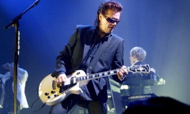 Andy Taylor performs with Duran Duran in Glasgow