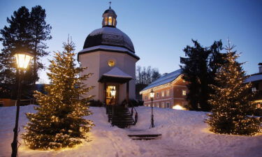 Outside view of the Silent Night Memorial Chapel on January 6