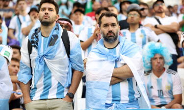 Argentinian fans have flocked to Doha to see their side play.