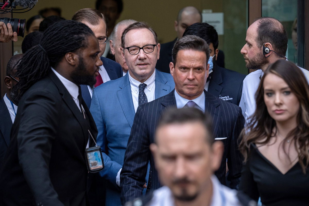 <i>Carl Court/Getty Images</i><br/>Actor Kevin Spacey has been charged with additional offenses