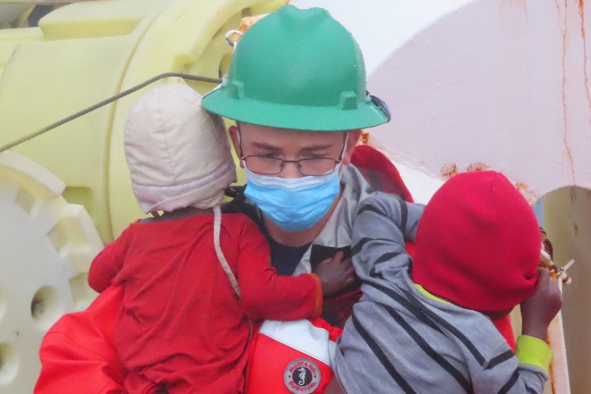 <i>U.S. Coast Guard Southeast</i><br/>More than 100 people were rescued from an overloaded vessel before it hit a sand bar in the Florida Keys. Rescue operations began this morning after a good Samaritan reported the vessel at 5 a.m.