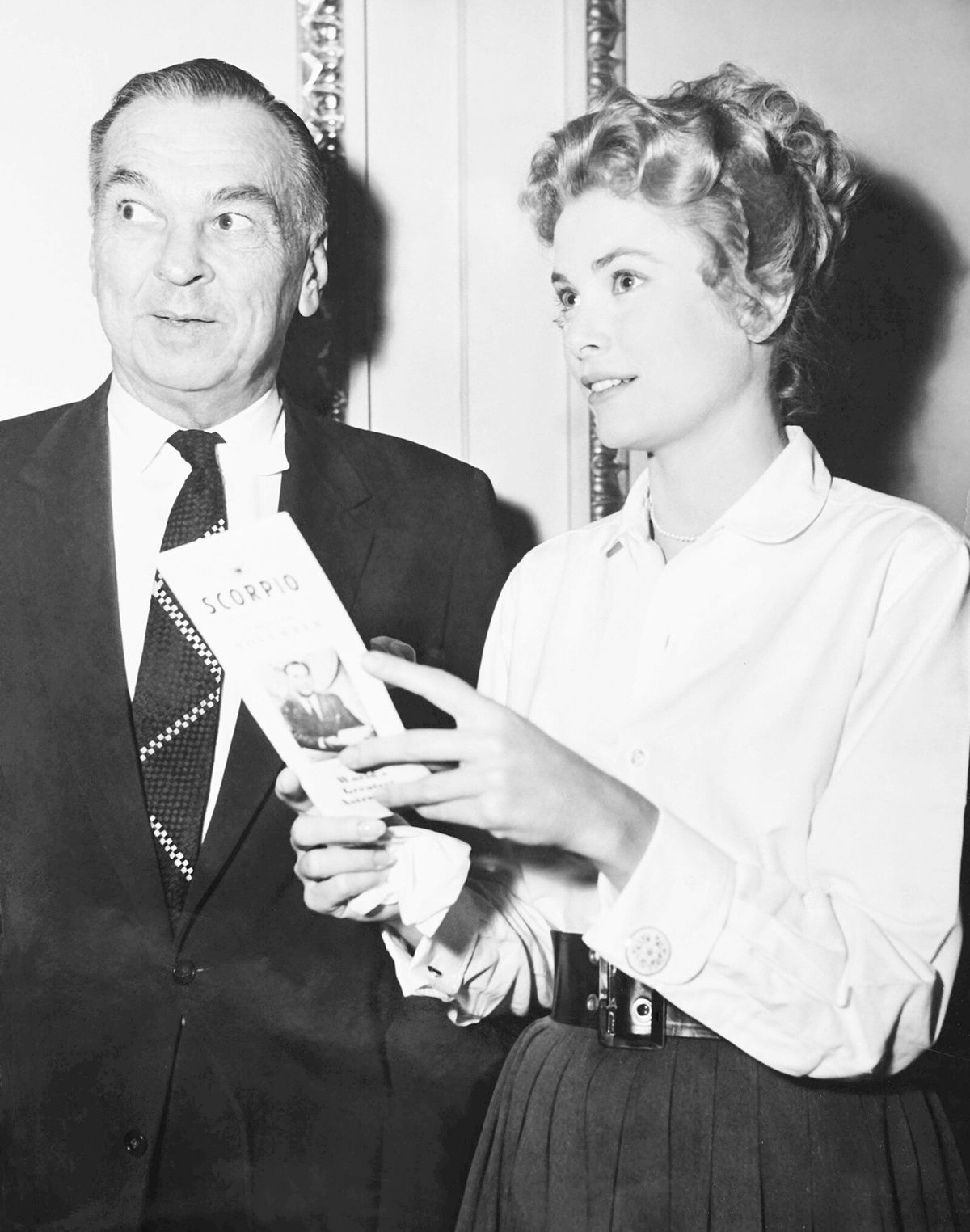 <i>Everett Collection Inc/Alamy Stock Photo</i><br/>Celebrity astrologer Carrol Righter was documented visiting Grace Kelly on set of 