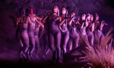 Dancers seen on stage during Rihanna's Savage X Fenty Show Vol. 4 on November 4