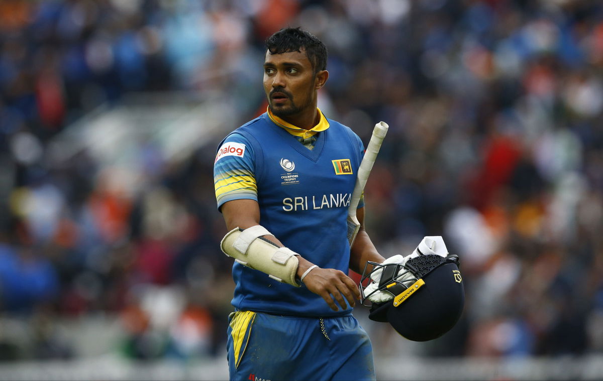 <i>Peter Cziborra/Reuters</i><br/>Sri Lanka's Danushka Gunathilaka  is seen in a file photo from June 8