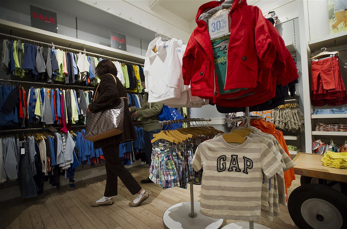 <i>David Paul Morris/Bloomberg/Getty Images</i><br/>You know the economy is hurting families when they stop buying baby clothes. A customer here shops for children's clothes at a Gap store in San Francisco