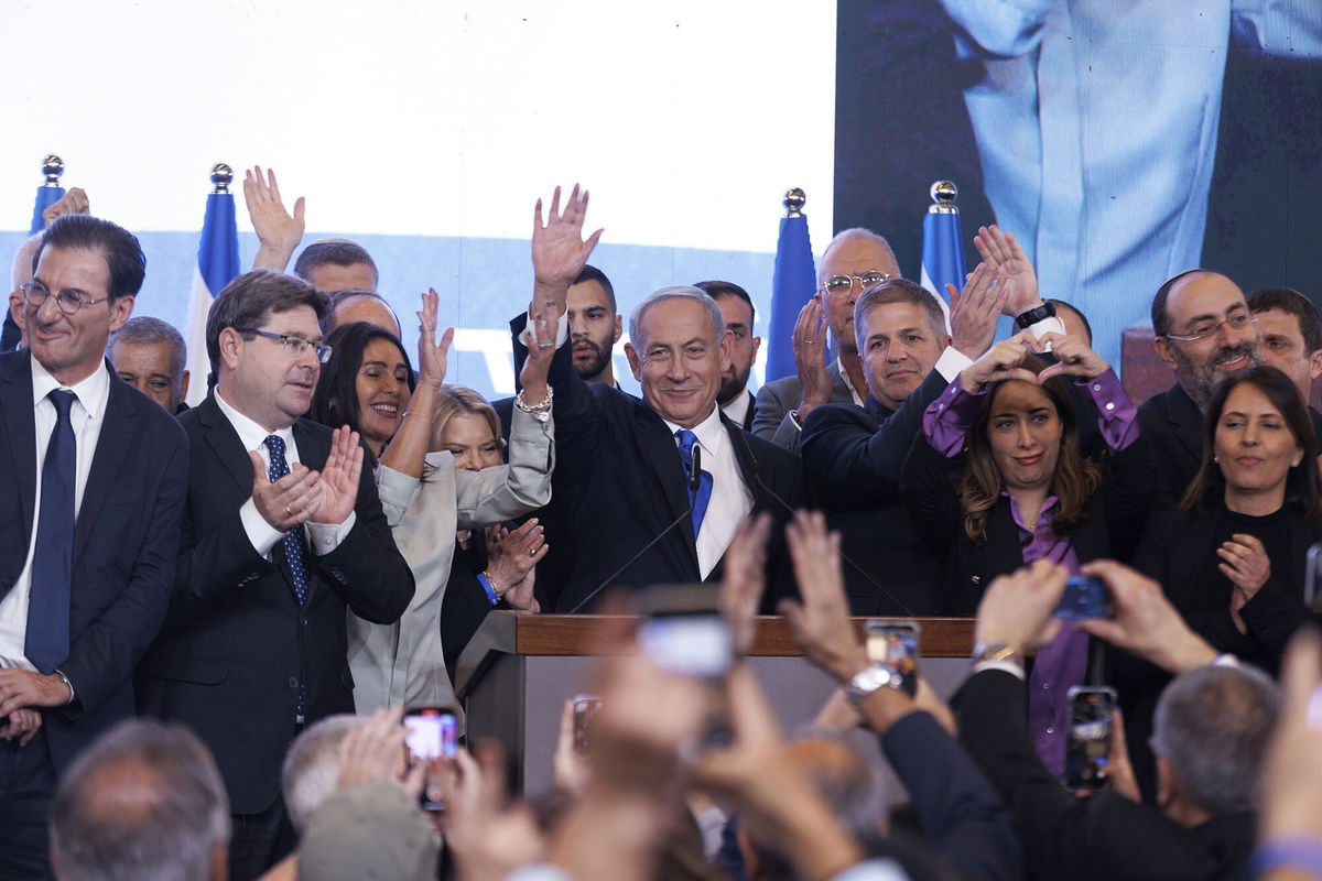 <i>Kobi Wolf/Bloomberg/Getty Images</i><br/>Benjamin Netanyahu