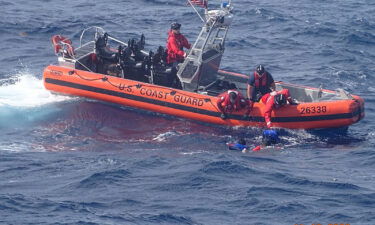 The Coast Guard searches for five migrants off Little Torch Key in Florida.