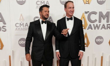 Luke Bryan and Peyton Manning