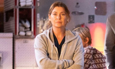 Ellen Pompeo in the fall finale of "Grey's Anatomy."