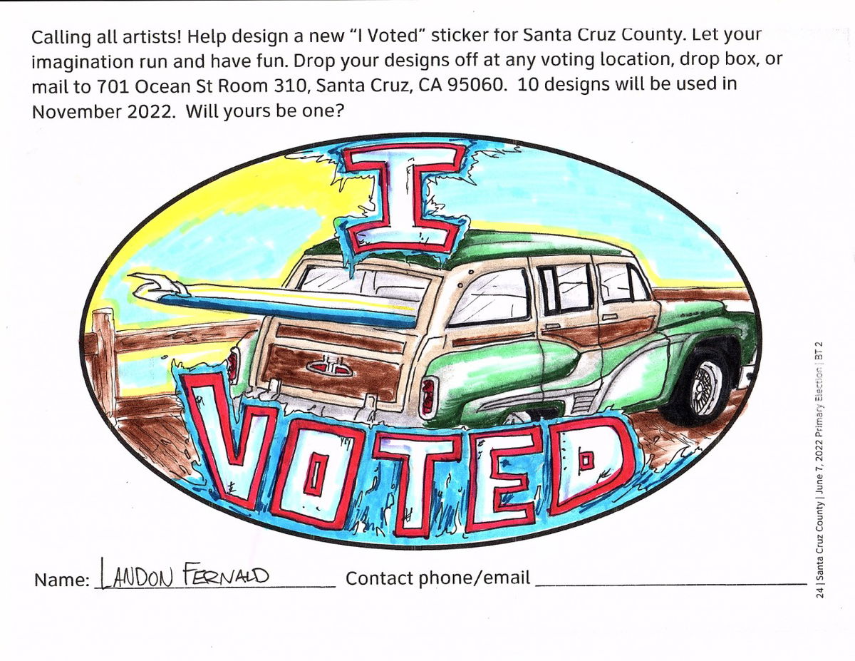 Santa Cruz County 2022 Voter Information Guide designed by Scotts